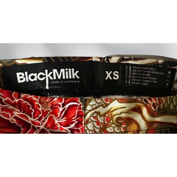 BlackMilk Koi Fish Flowers Print High Waist Leggings Pants XS - Picture 4 of 4